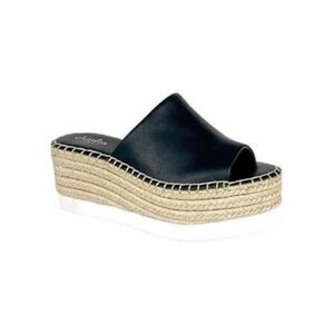 CHARLES BY CHARLES DAVID Womens Black Contrast Sporty Espadrille Shoes 10 M